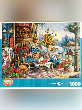 Wonder Forge Country Hideaway 1000 Piece Jigsaw Puzzle 12 & UP